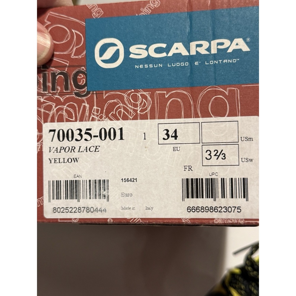 Scarpa Vapor Climbing Shoe - Picture 8 of 9